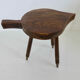 Wooden "ace" tripod stool from the 50s 60s