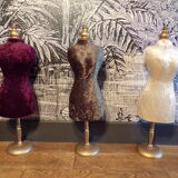 3 old sewing mannequins 60cm