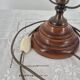 Lampe à poser vintage abat jour tulipe