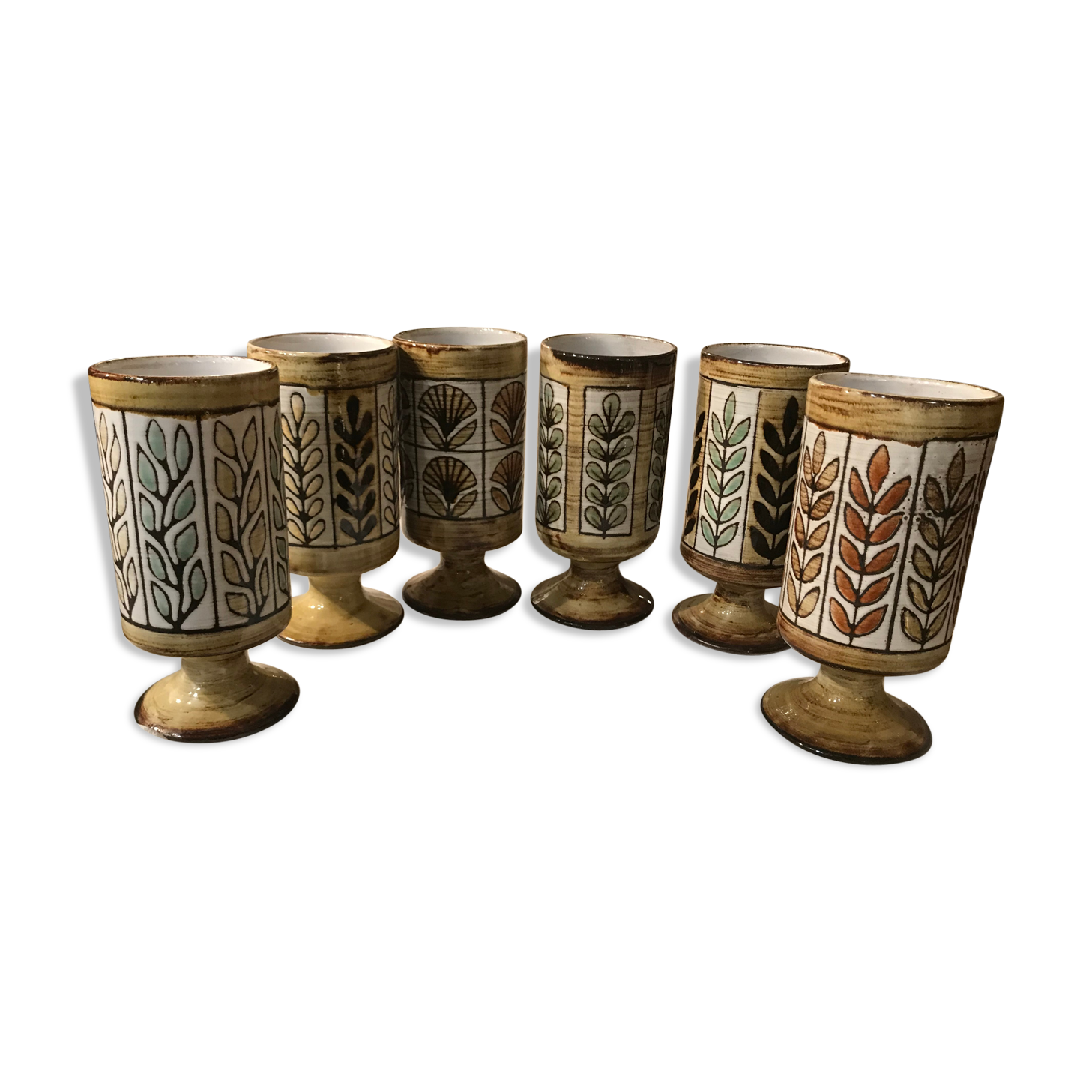 Série de 6 mugs Vallauris Malarmey