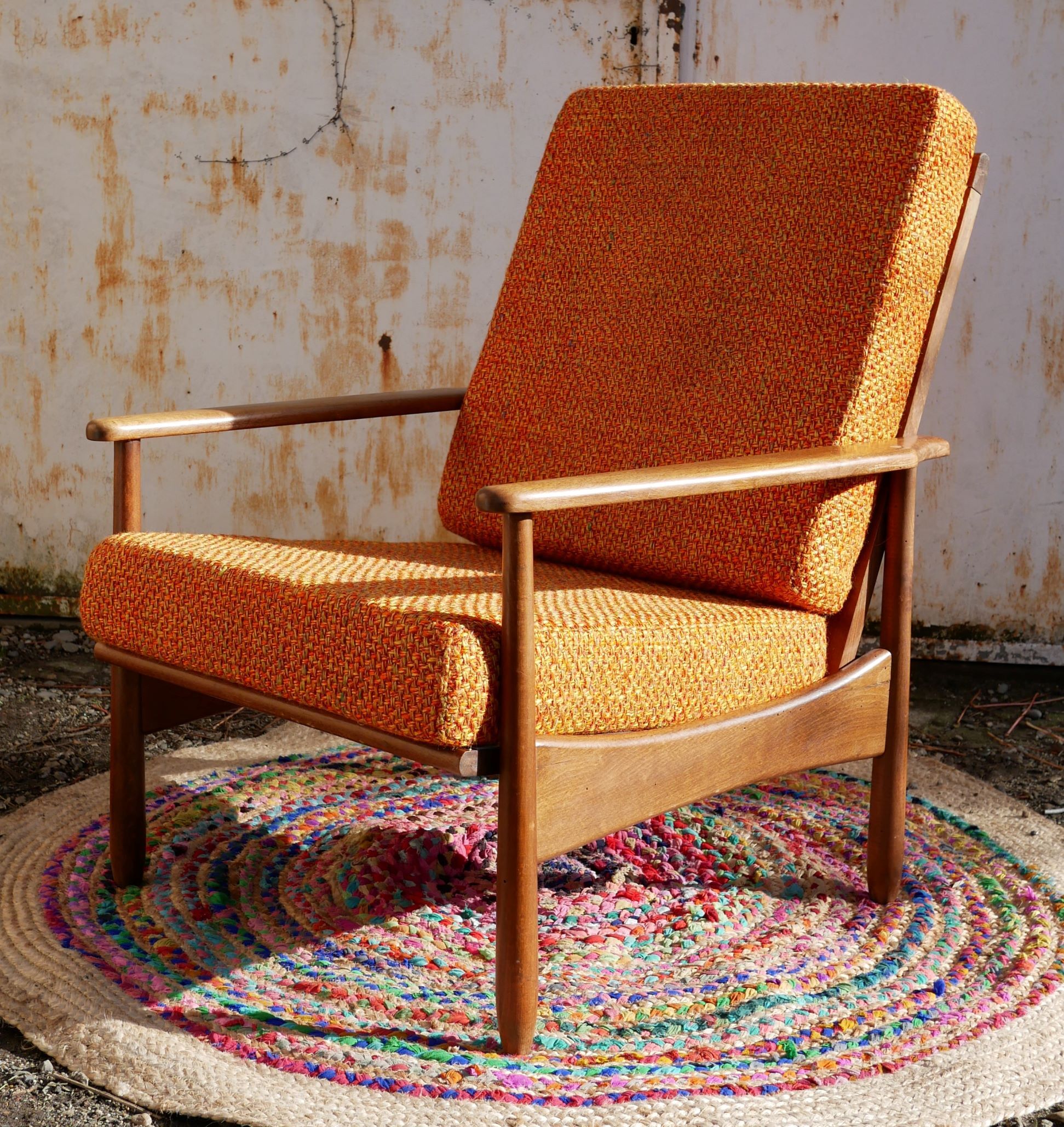 Scandinavian armchair teak