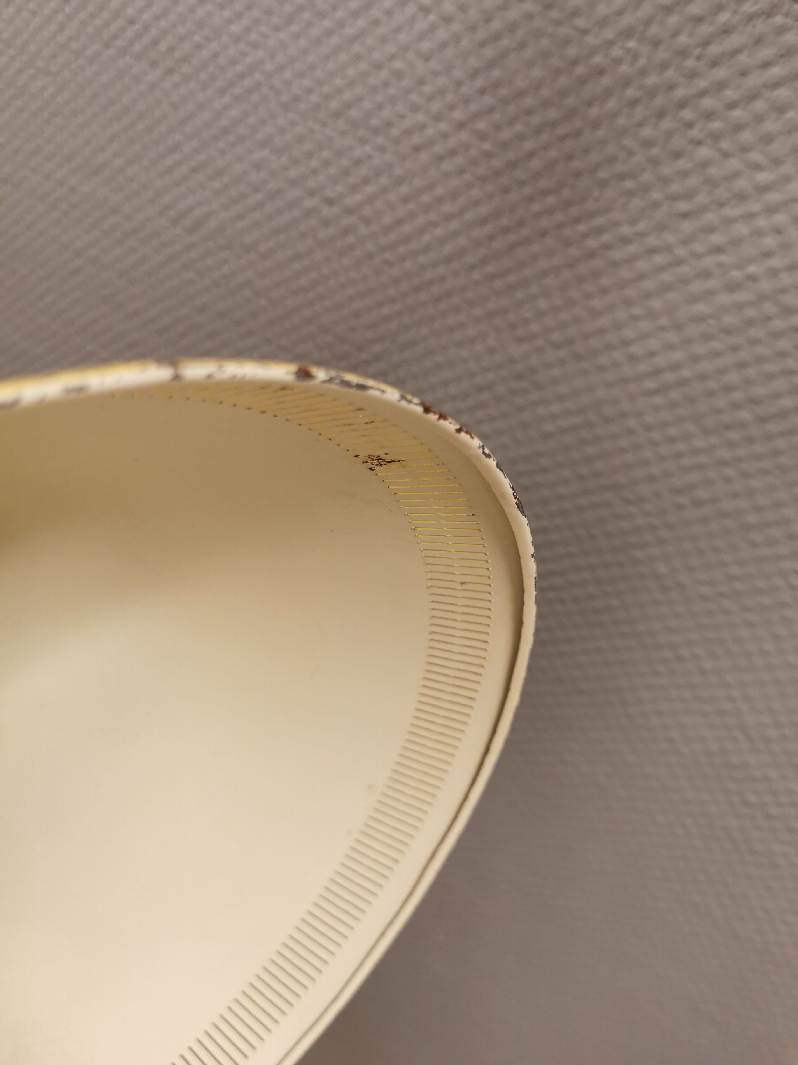 Original Danish corn yellow Lyfa cone pendant from 1972