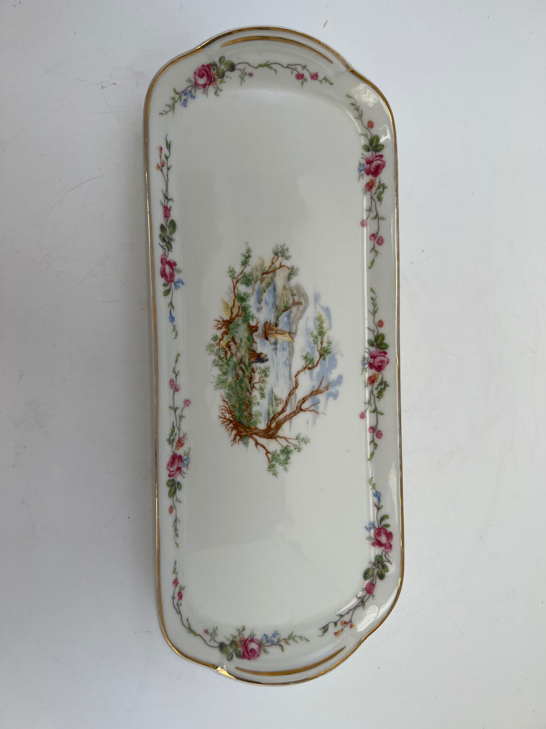 Limoges porcelain cake dish