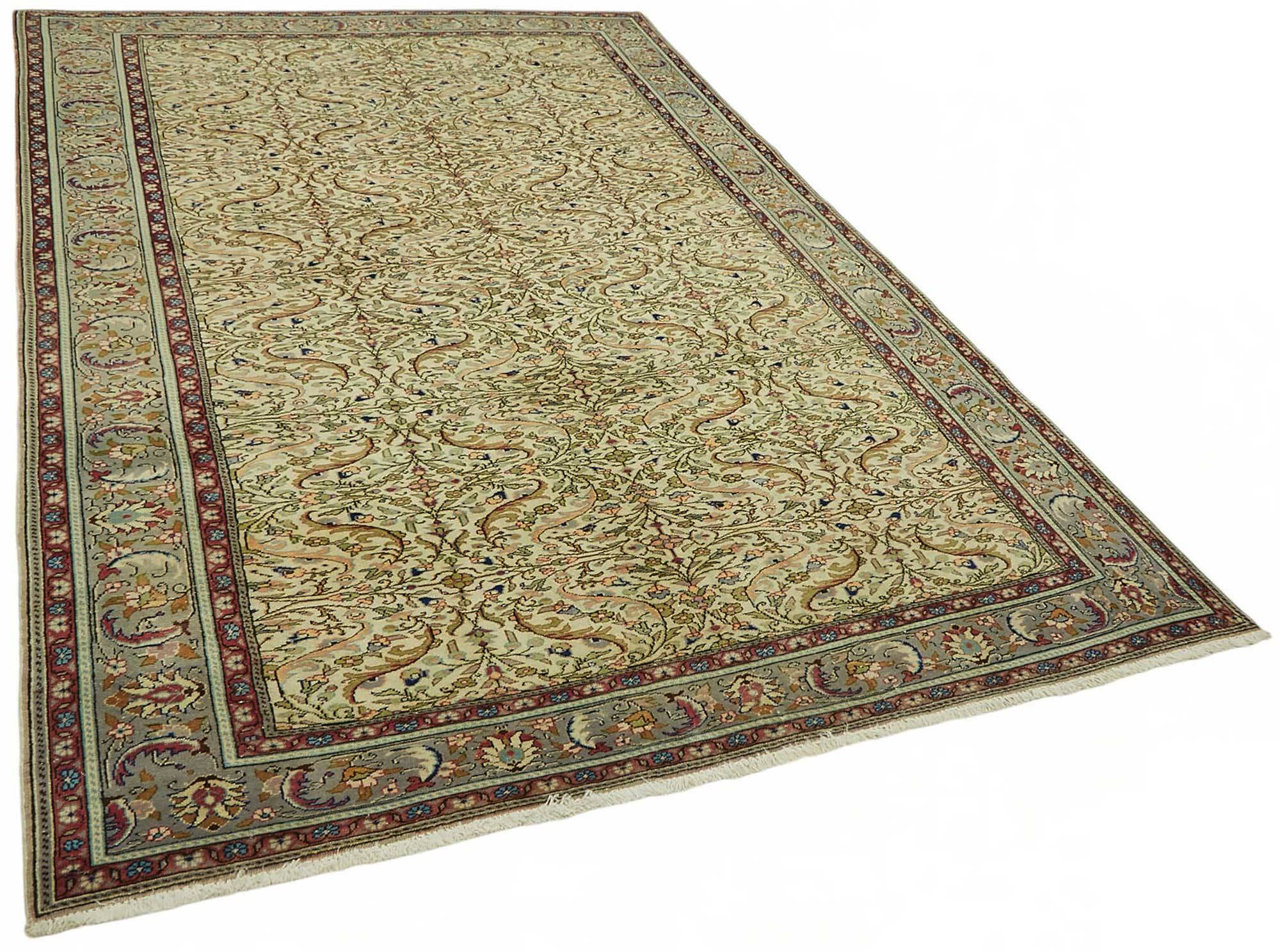 Turkish Wool Vintage Kayseri Rug 186 cm x 290 cm