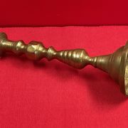 Large Victorian Style Bronze Candle Holder, 25cm