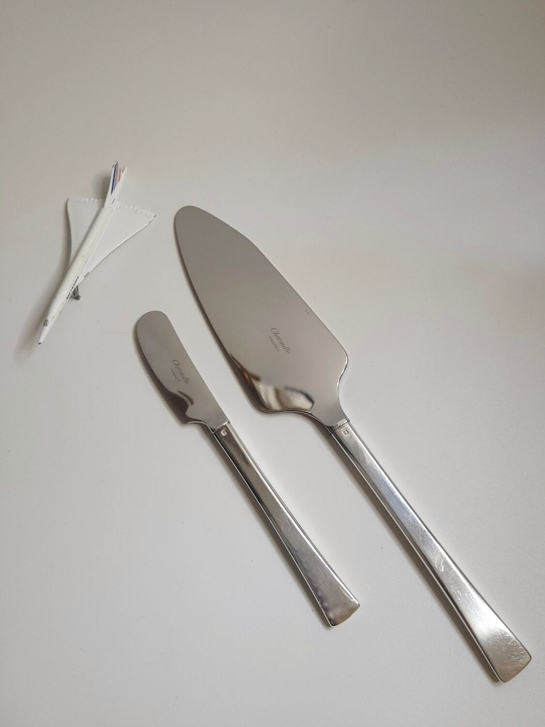 Christofle "Concorde" cutlery set – Icon of French design 1970, 53 pieces