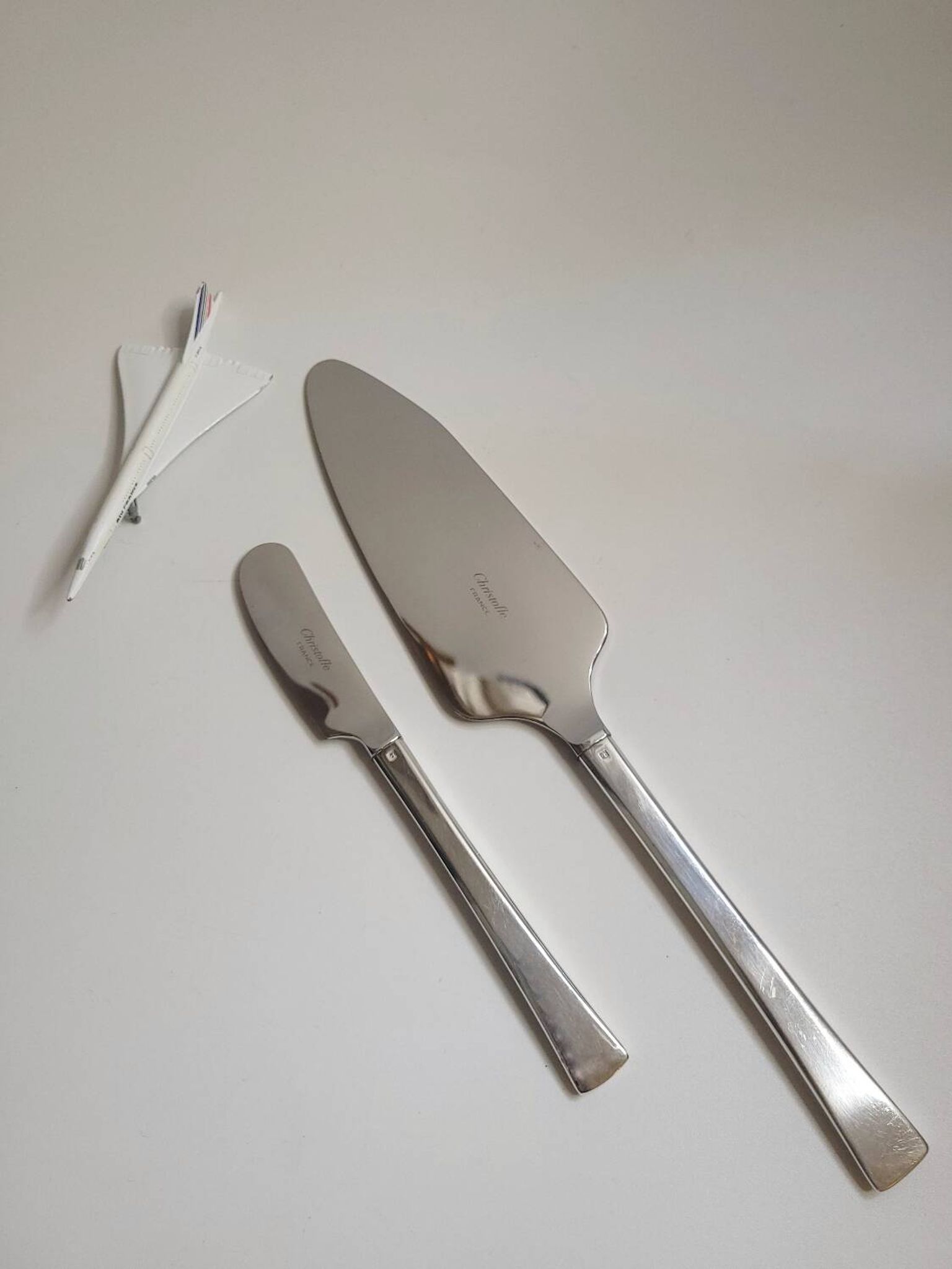 Christofle "Concorde" cutlery set – Icon of French design 1970, 53 pieces