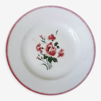 Vintage Digoin dish / Floral bouquet