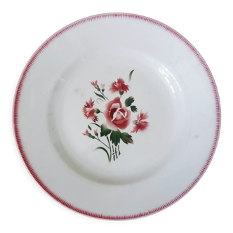 Vintage Digoin dish / Floral bouquet