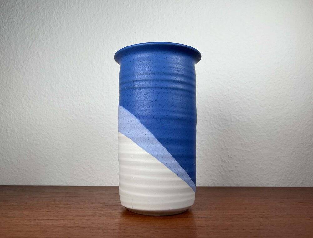 Vase de poterie de studio danoise moderne du milieu du siècle par Karsten Nielsen pour KN Keramik, années 1960