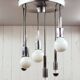 Space age waterfall pendant light