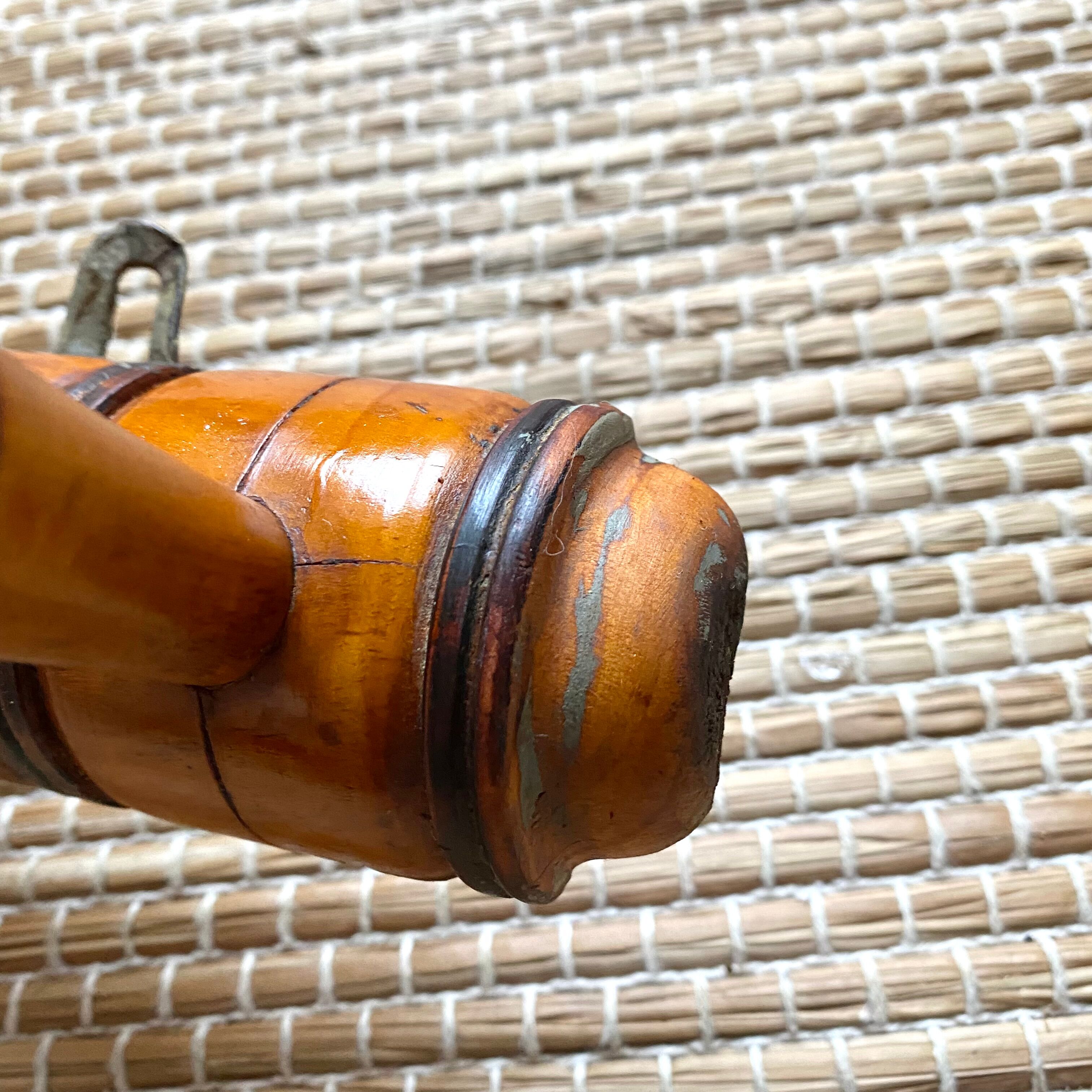 Antique wall coat rack