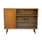 Console with sliding doors
