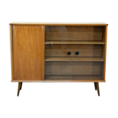 Console with sliding doors