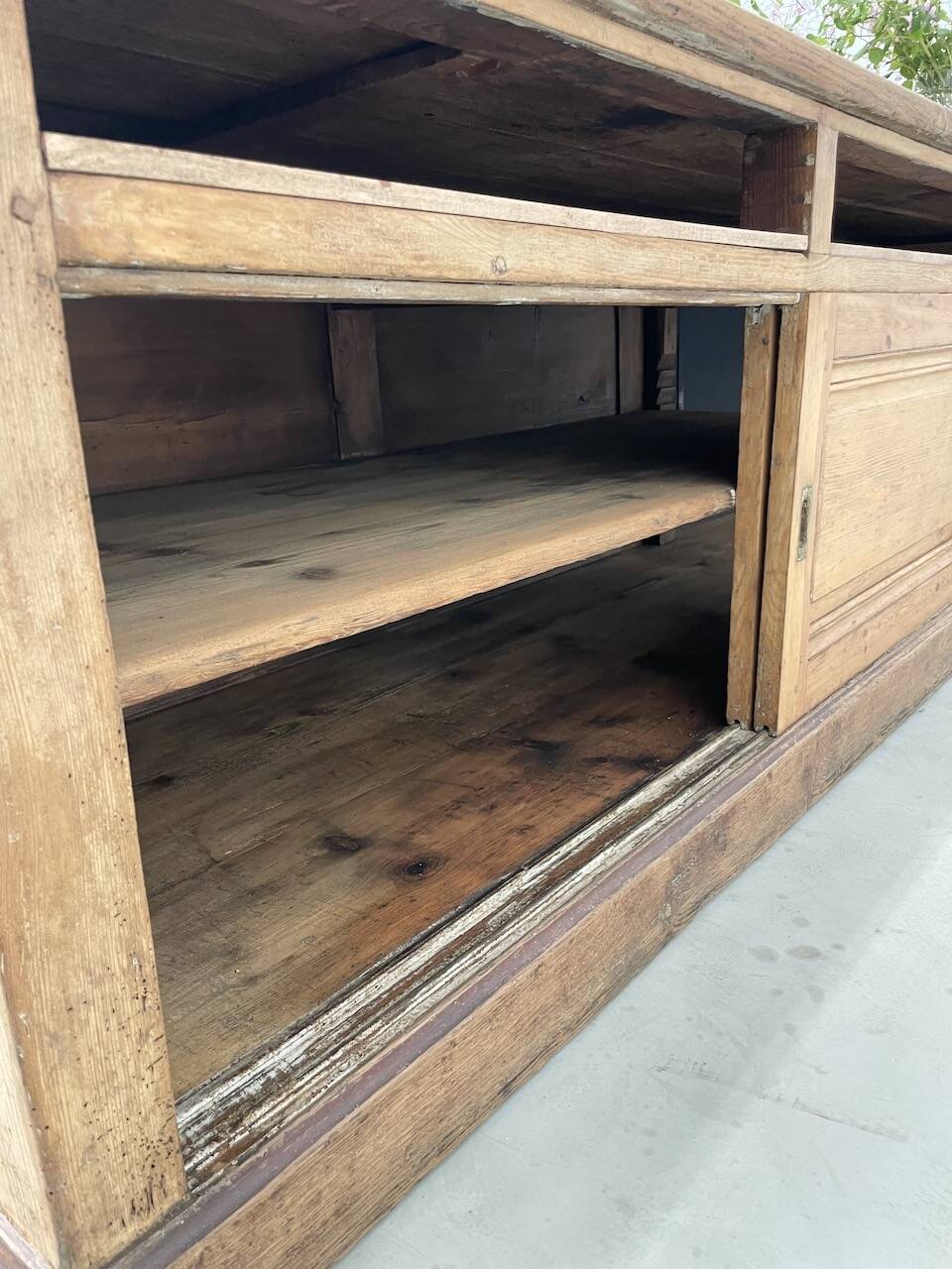 XXL oak and pine counter 350cm