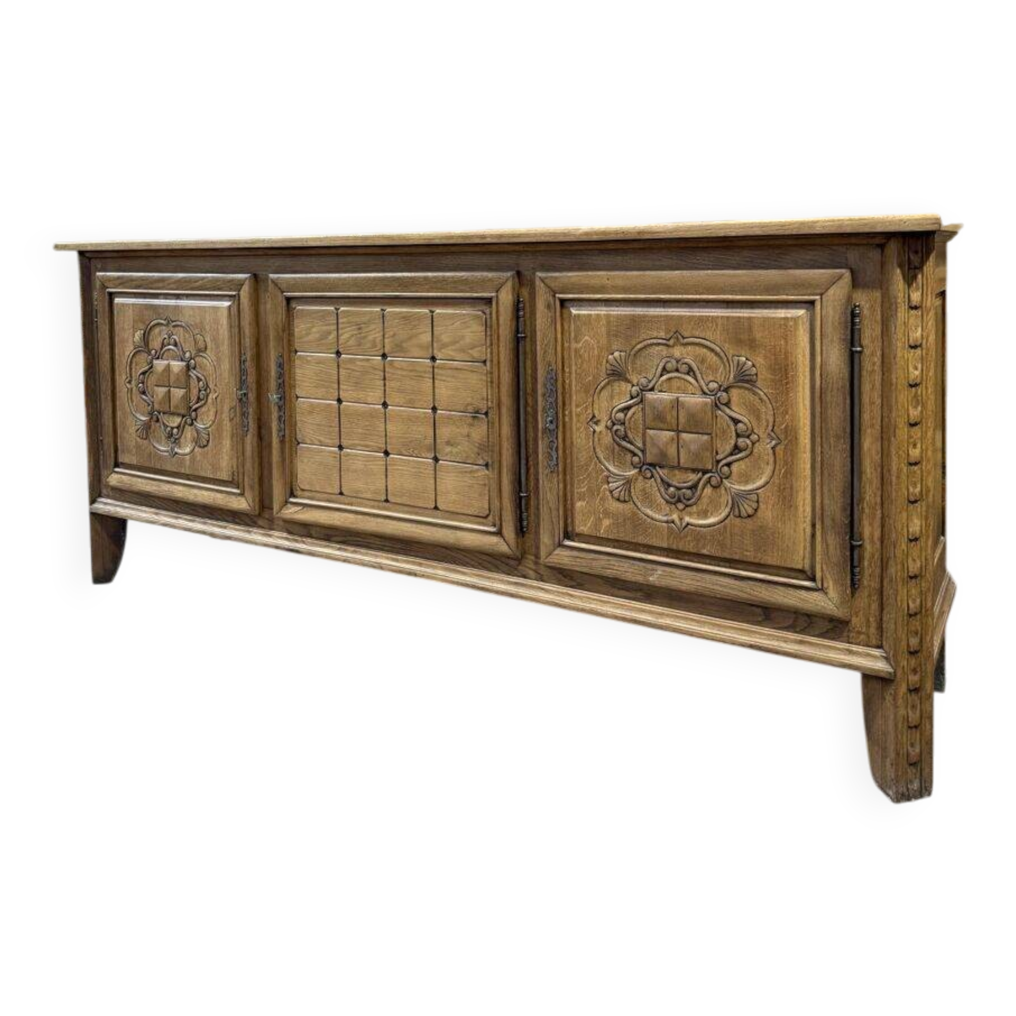 Large Art Deco sideboard in oak - Modernist Design 1950