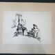 André Duculty (1912-1990) India ink on paper "The return of sinners" Monogrammed at the bottom