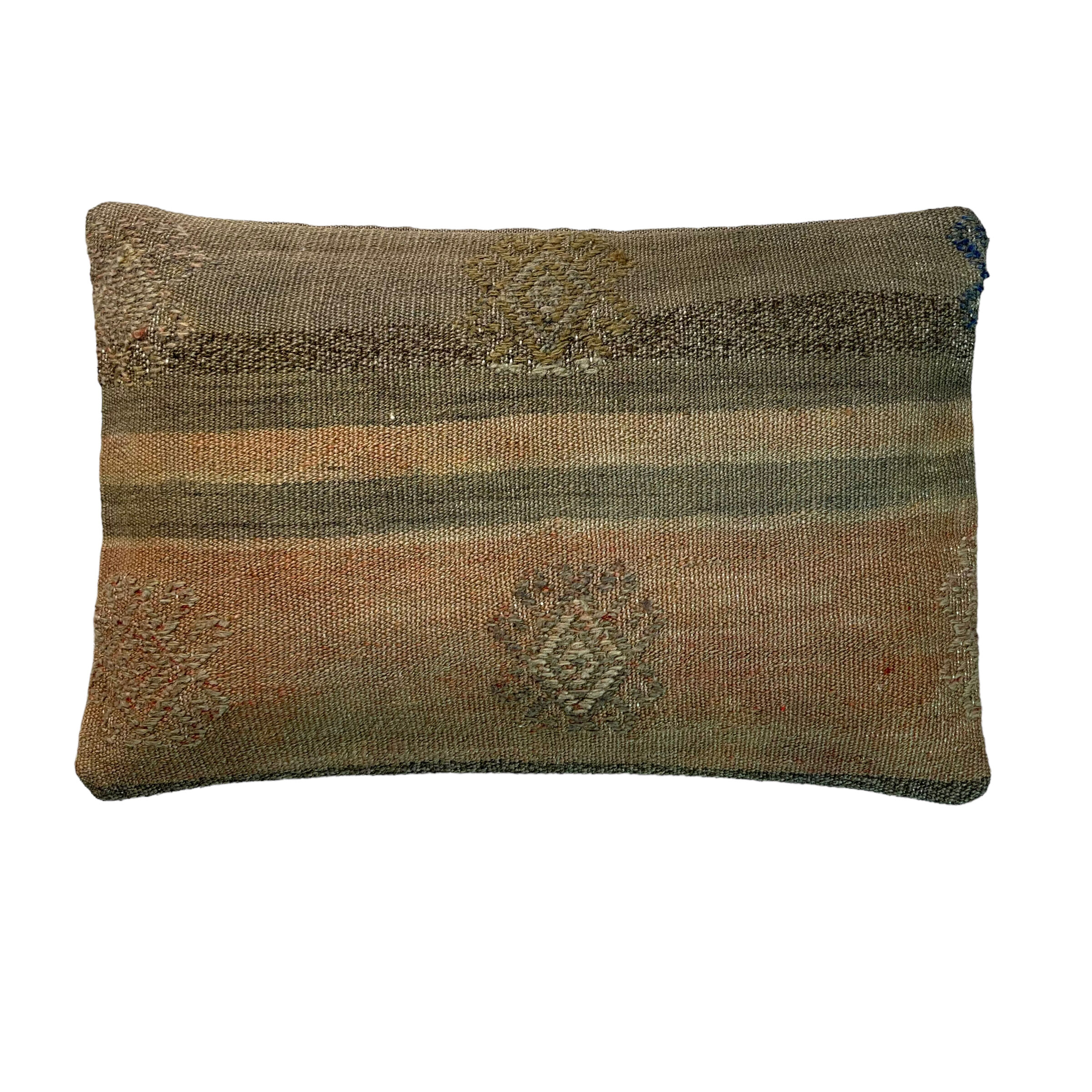 Housse de coussin vintage turque faite à la main, 30 x 50 cm