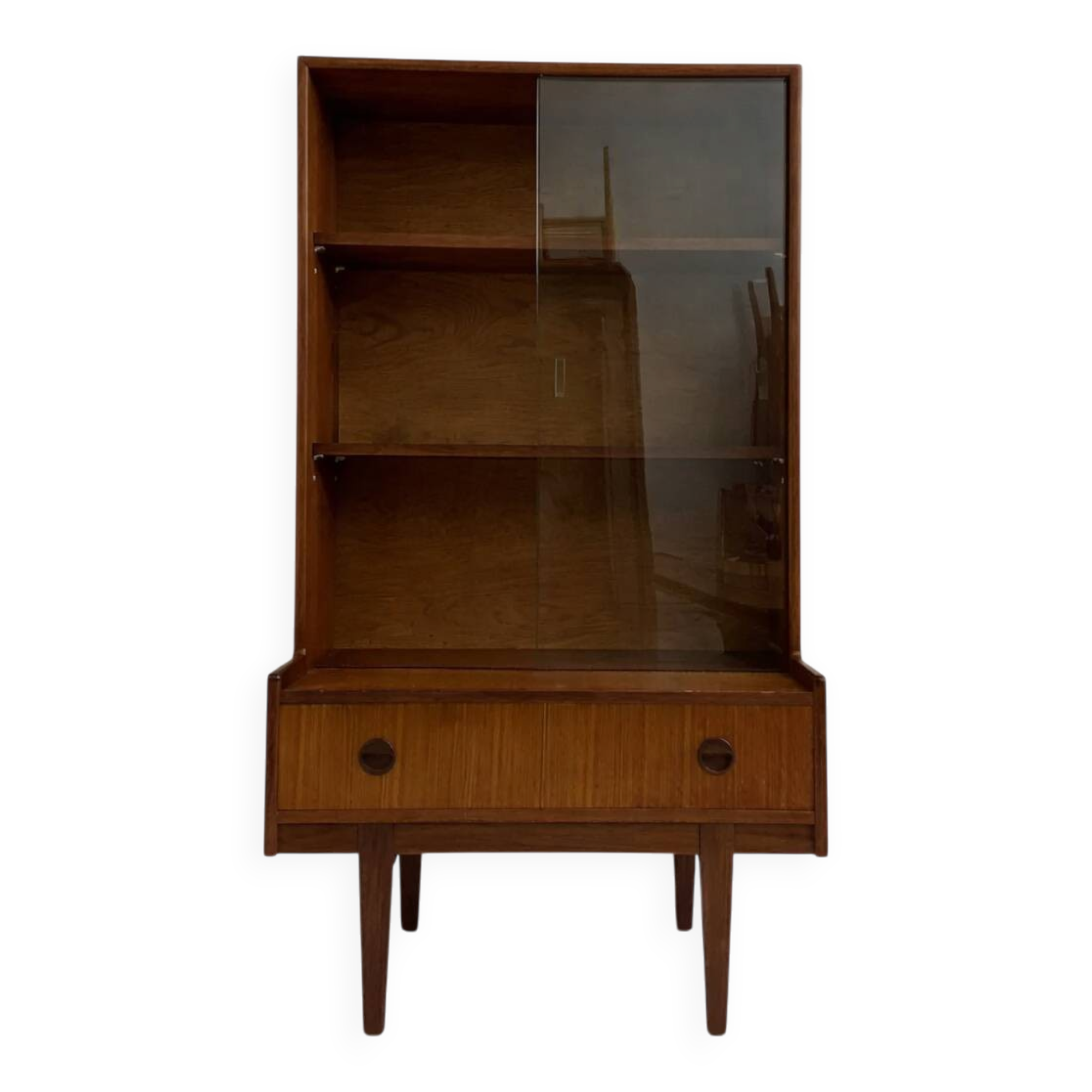 vintage glass library