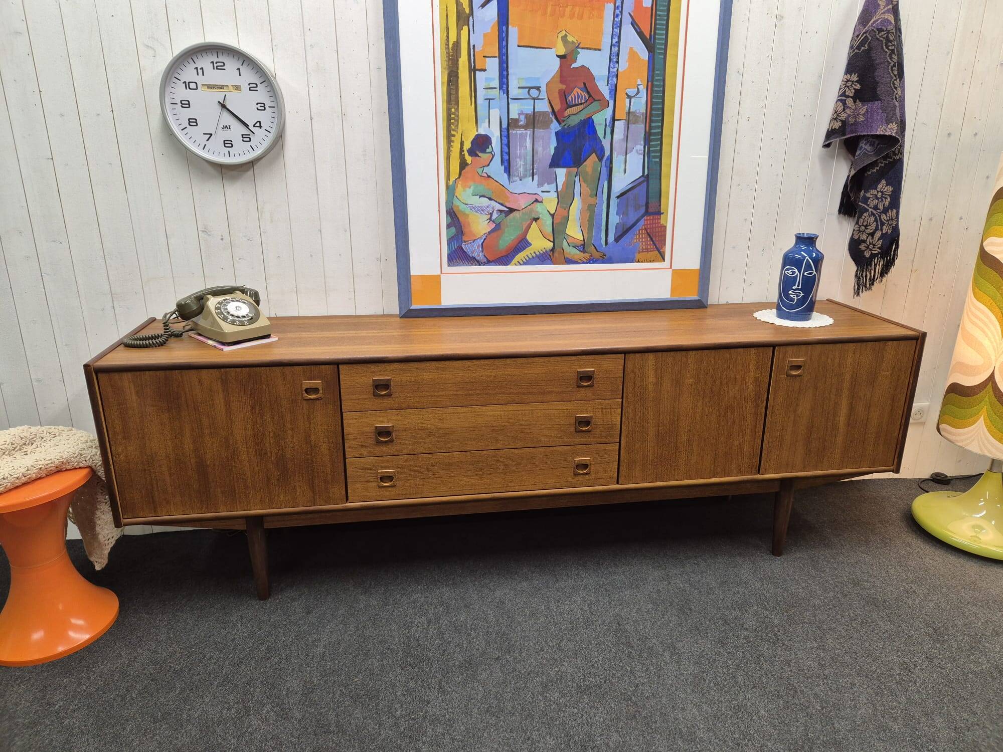 Vintage Scandinavian sideboard