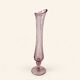 Soliflore en verre bullé rose