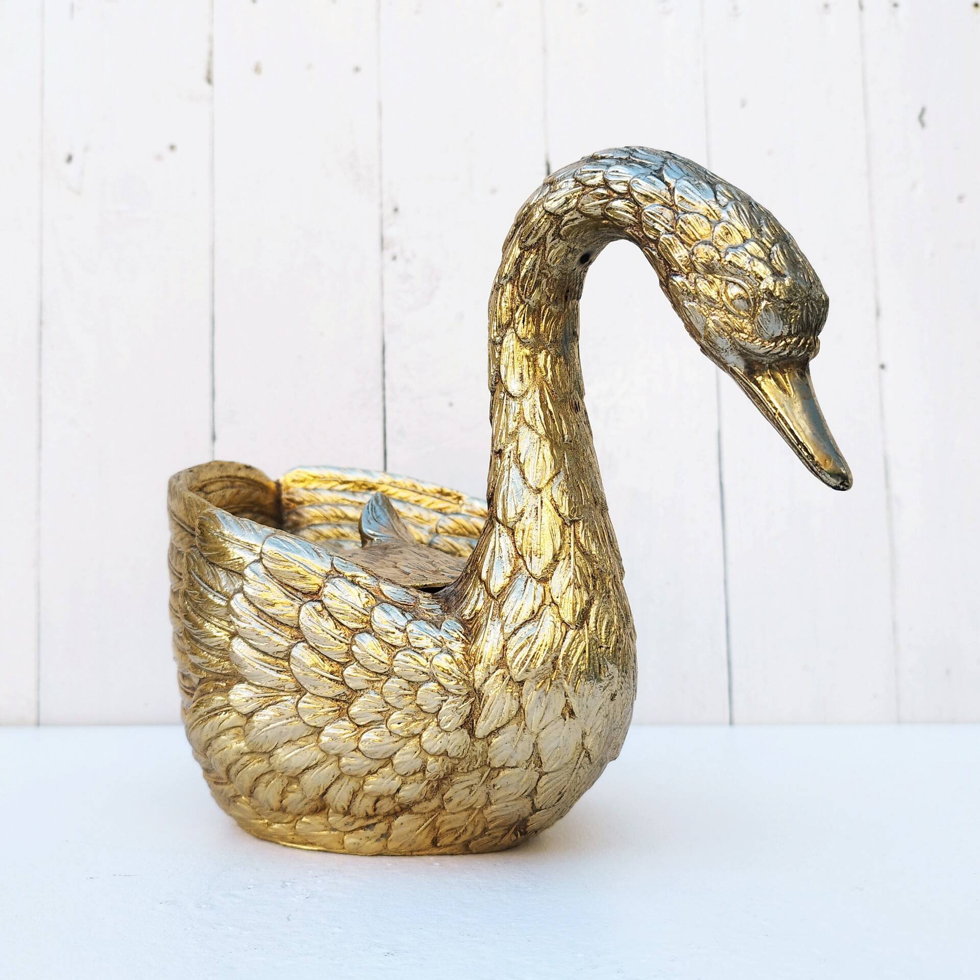 Swan ice bucket Mauro Manetti Italy