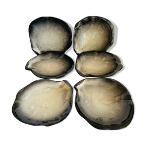 Suite de 6 assiettes