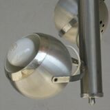 Chandelier 1970 aluminum with its applique