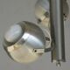 Chandelier 1970 aluminum with its applique