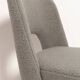 'Shell' Chair in Grey Boucle, Europe, 1960s