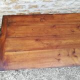 Farm table in solid cherry tree