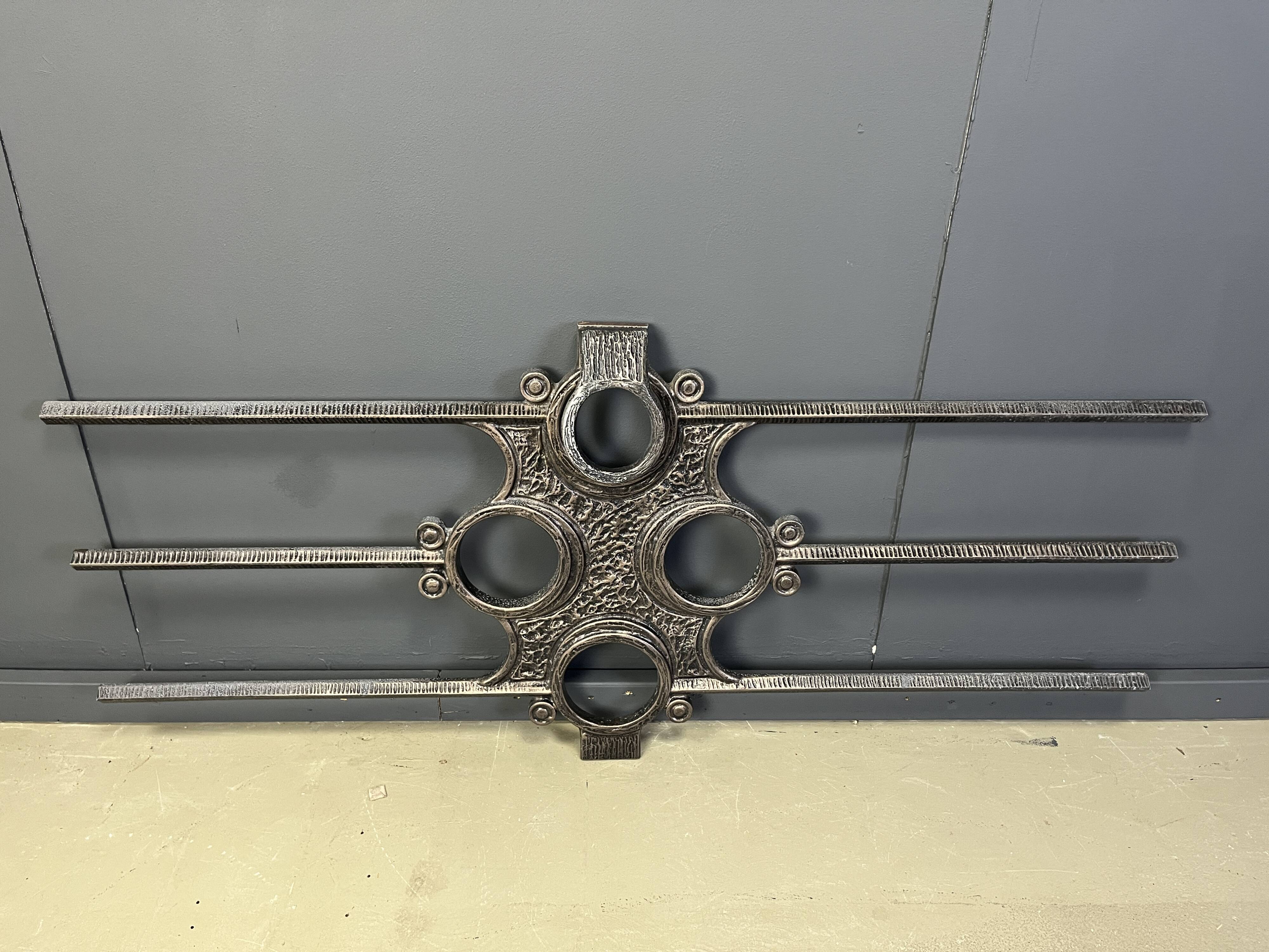 Vintage brutalist wall sculpture, 1970s