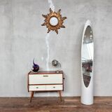 Mini sideboard TV cabinet end of Scandinavian vintage sofa
