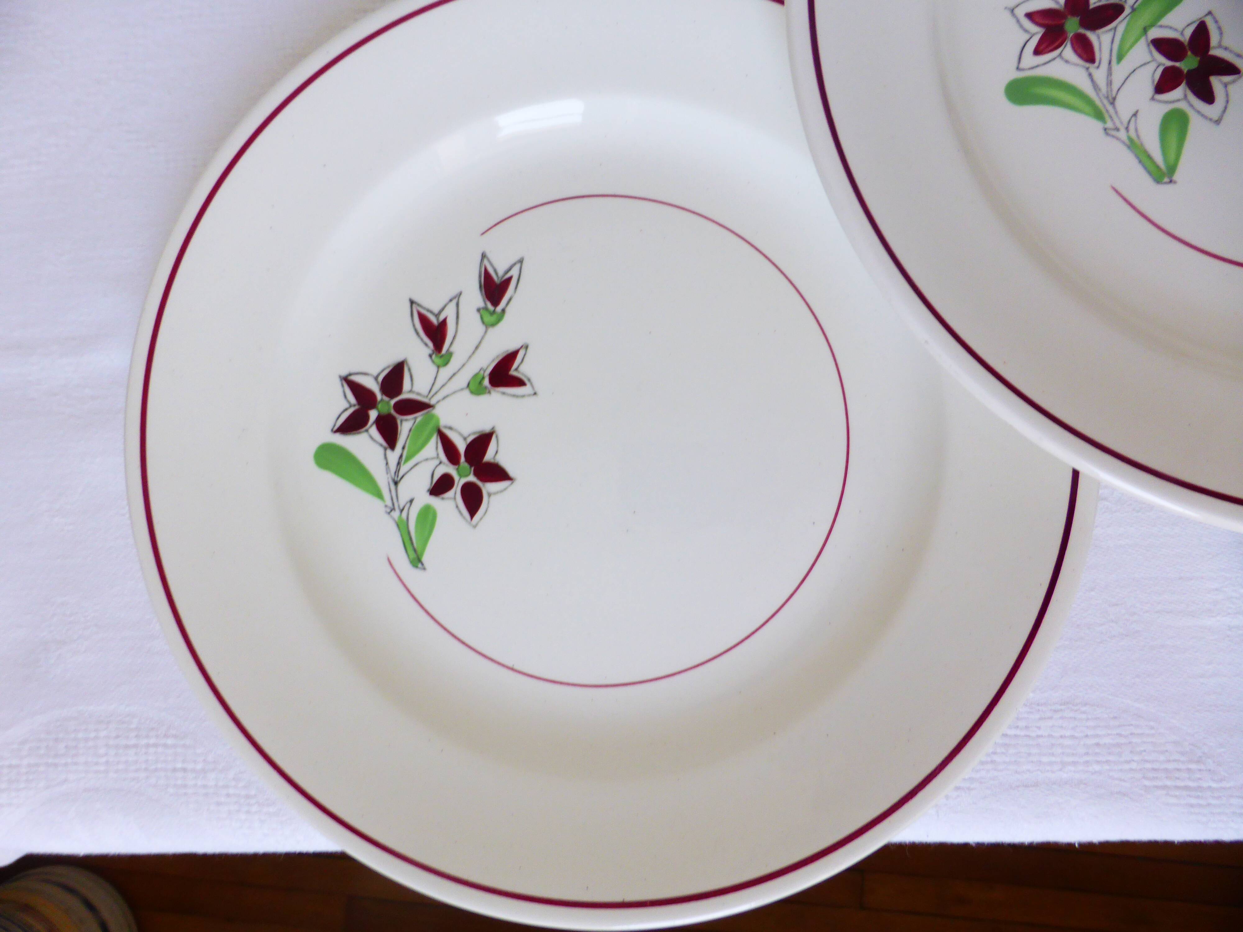 5 flat plates from Salins 210646