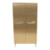 Italian Brass Bar Cabinet with Sculptural Cast Brass Handles