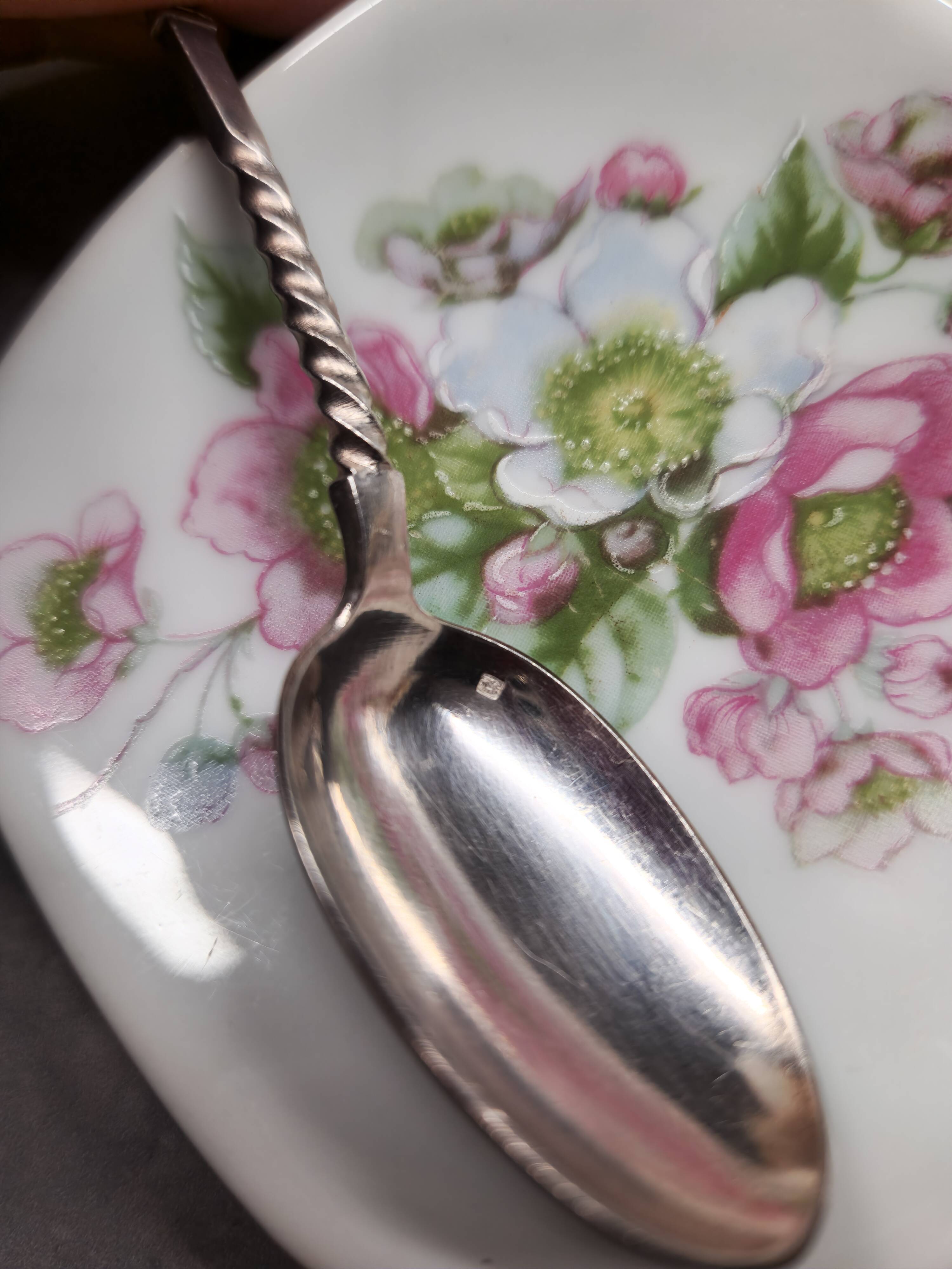 12 petites cuillères Christofle Marly métal argenté modèle mascaron