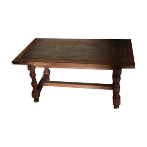 table basse pierre et