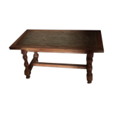 Table basse pierre et bois