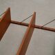 Vintage danish wall system brass supports