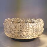 Bubble molded glass ceiling lamp