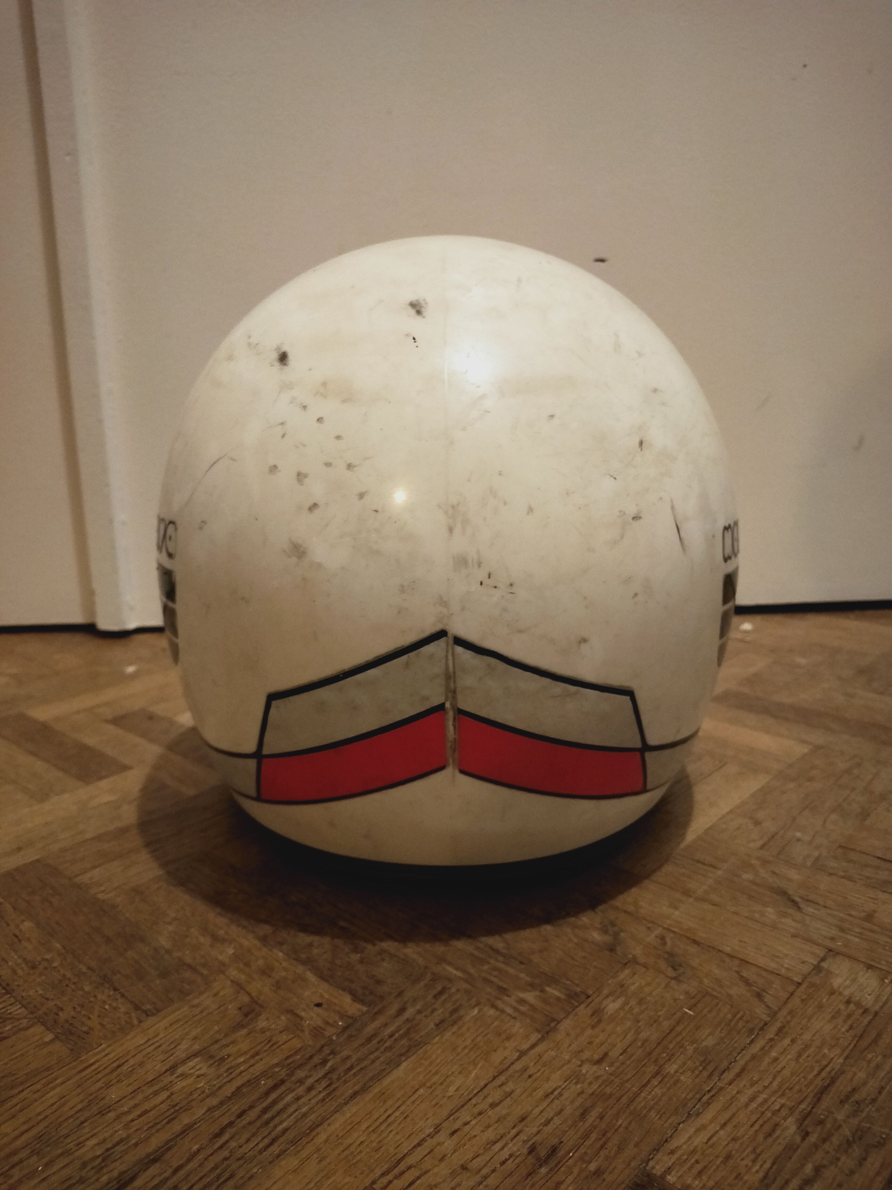 Vintage bell motorcycle helmet
