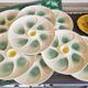 Set of 4 old oyster plates, SALINS pottery, France
