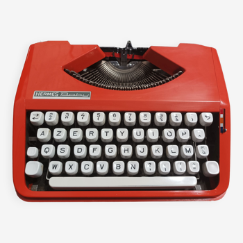 Hermes baby orange typewriter