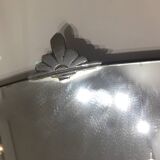 Beveled pediment mirror