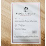 22 carat gold enhanced print, Le Trésor, 15x20 cm, signed limited edition