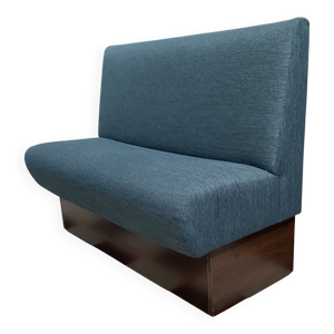 Banquette style USA en - tissu bleu
