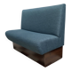 Diner seat USA style in blue fabric