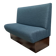 Diner seat USA style in blue fabric