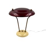 Mid-century brass table / desk lamp, France ca. 1950