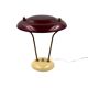 Lampe de table/bureau en laiton du milieu du siècle, France vers 1950